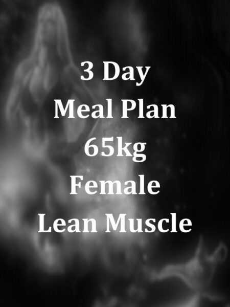 65kg Female Lean Muscle